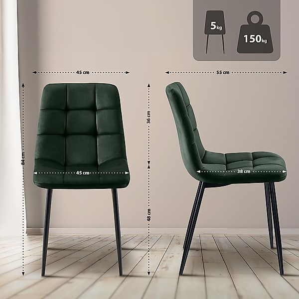 CLP Esszimmerstuhl Tilde (2er Set), mit günstig online kaufen