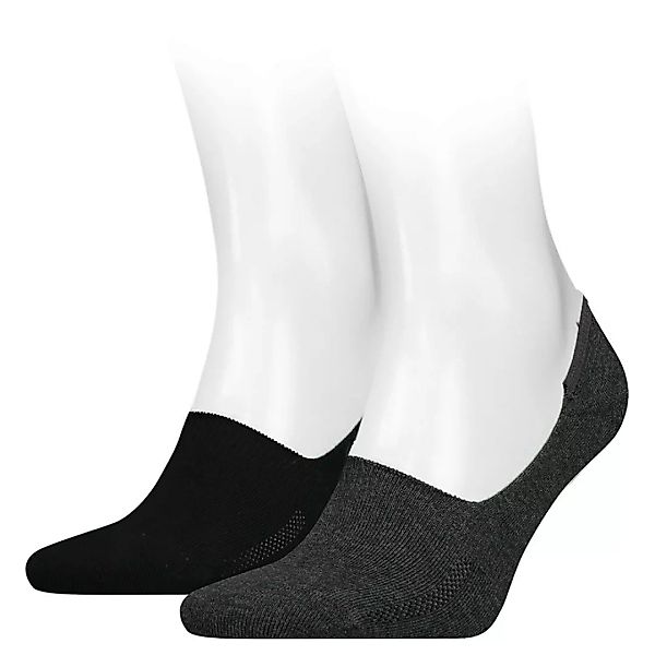 Levi´s ® 168sf Low Rise Socken 2 Paare EU 43-46 Anthracite Melange / Black günstig online kaufen