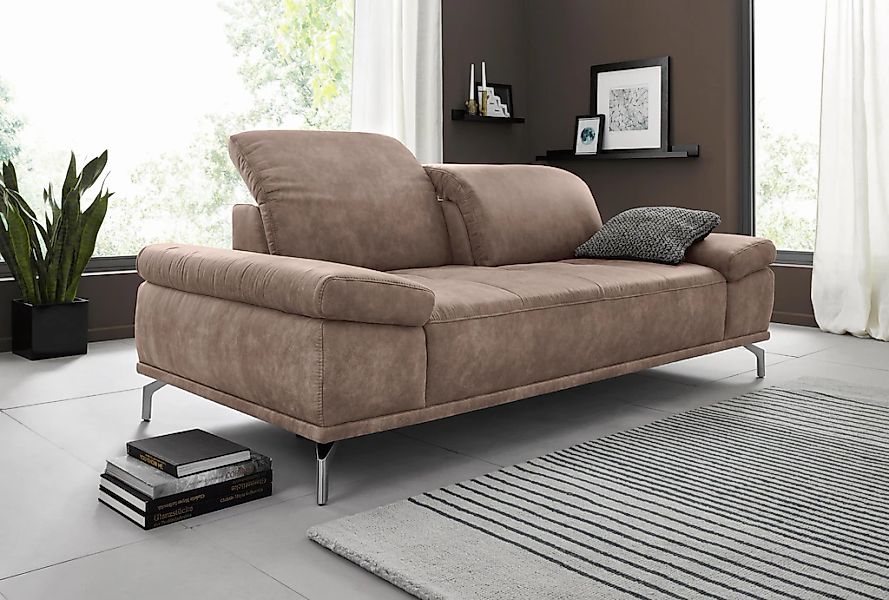 Home affaire 3-Sitzer "Caluna" mit Sitztiefen- und Kopfteilverstellung günstig online kaufen