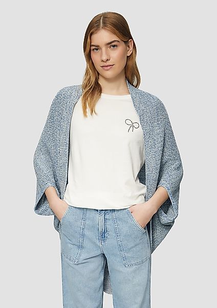s.Oliver Poncho Strickponcho in O-Shape Logo günstig online kaufen