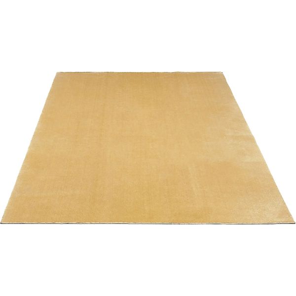 Floornovo Hochflor Teppich Gold Einfarbig 200 x 140 cm günstig online kaufen