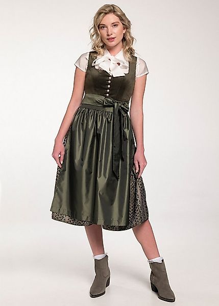 Spieth & Wensky Dirndl Giulianna (1-tlg) Samtoberteil günstig online kaufen