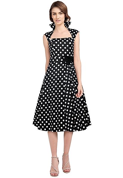 Polka-Dot Belted Black günstig online kaufen