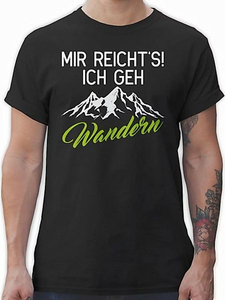 Shirtracer T-Shirt Mir reicht's ich geh wandern Hobby Outfit günstig online kaufen