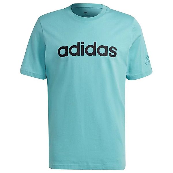 Adidas Linear Sj Kurzarm T-shirt XS Mint Ton / Black günstig online kaufen