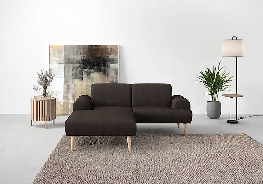 andas Ecksofa »Swift Scandic Design, komfortabler Federkern, Breite 192cm, günstig online kaufen