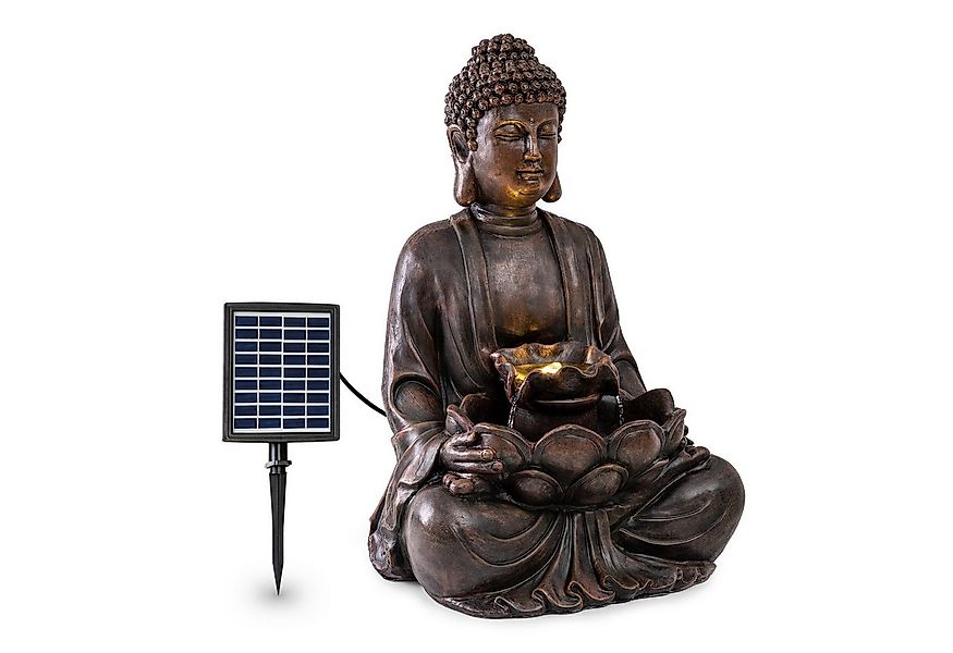 blumfeldt Wasserspiel Dharma Solarbrunnen, (Set, Solarpanel,LED-Beleuchtung günstig online kaufen