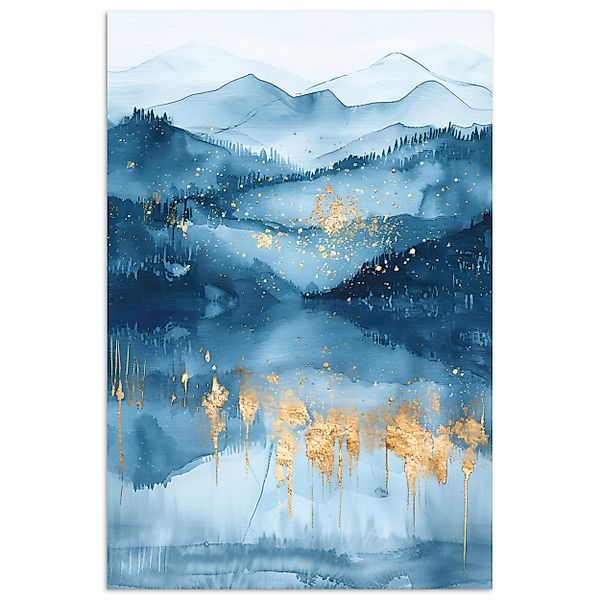 MuchoWow Poster Landschaft - Blau - günstig online kaufen
