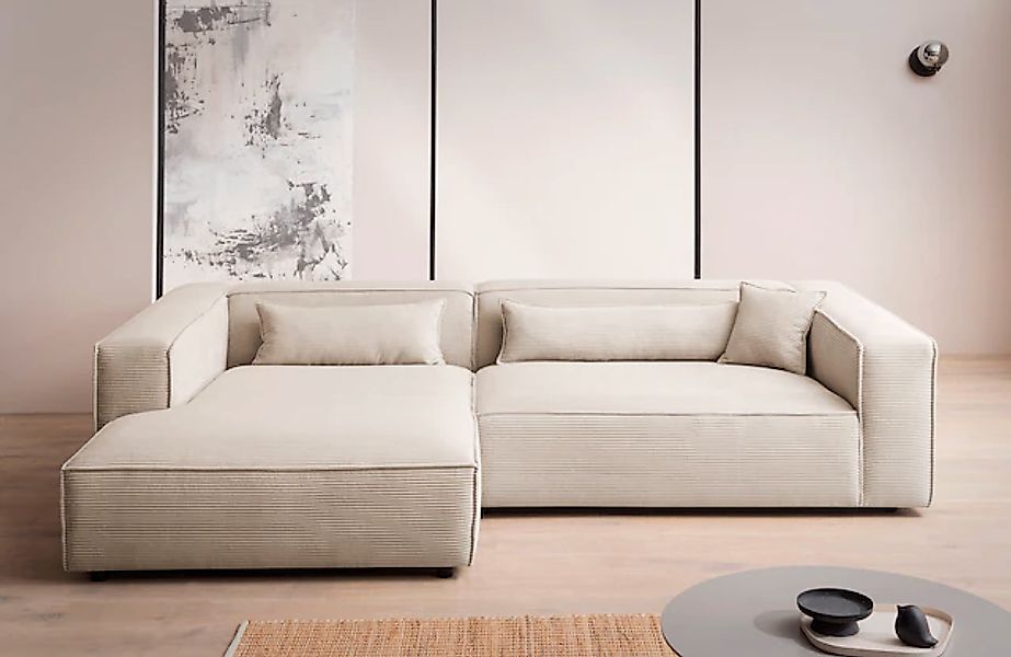 LeGer Home by Lena Gercke Ecksofa »PIARA XXL, Big-Sofa in Cord oder Leineno günstig online kaufen