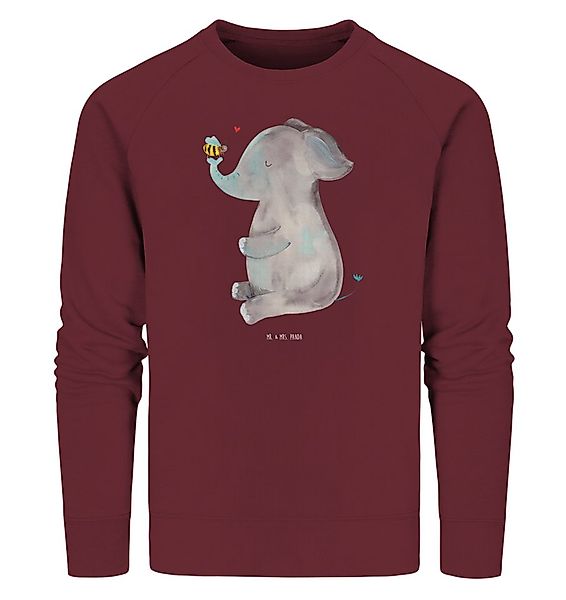 Mr. & Mrs. Panda Longpullover Elefant Biene Größe XS - Burgundy - Geschenk, günstig online kaufen