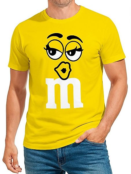 MoonWorks Print-Shirt Herren T-Shirt Fasching Karneval M Aufdruck Gruppenko günstig online kaufen