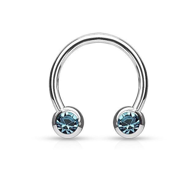 viva-adorno Brustwarzenpiercing Septumpiercing Hufeisen Piercing Ring Front günstig online kaufen