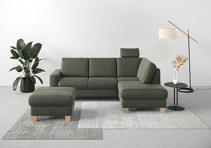 Home affaire Ecksofa "Summer L-Form" mit Ottomane, wahlweise mit Bettfunkti günstig online kaufen