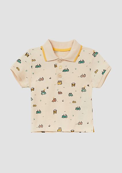 s.Oliver Kurzarmshirt Poloshirt aus Baumwolle mit günstig online kaufen