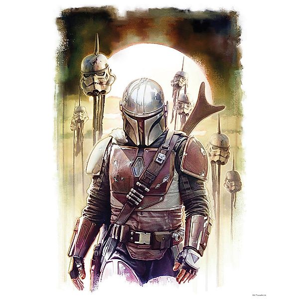 Komar Wandbild Mandalorian Impaler Disney B/L: ca. 40x50 cm günstig online kaufen