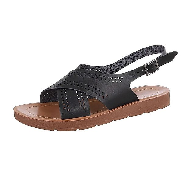 Ital-Design Damen Freizeit Riemchensandalette (86706888) Keilabsatz/Wedge günstig online kaufen