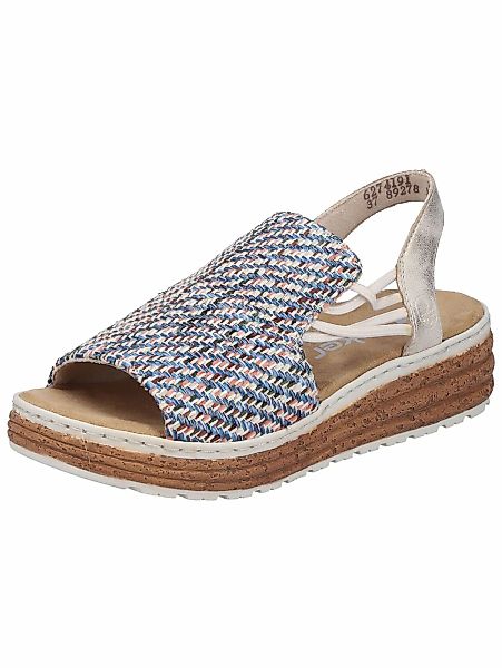 Rieker Keilsandalette "Rieker Sandalen Textil" günstig online kaufen