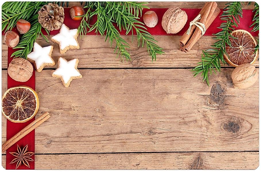matches21 HOME & HOBBY Platzset Abwaschbares Tischset Weihnachten Gewürze & günstig online kaufen