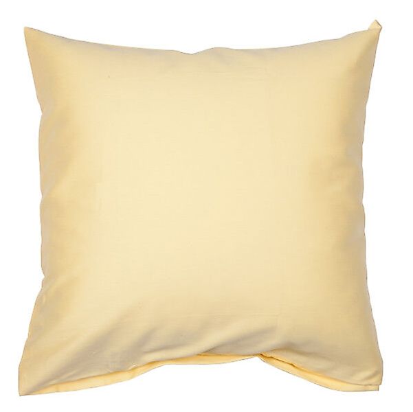 Janine Janine Mako-Satin Bettwäsche Colors 31001 gelb Größe:  40x40 cm günstig online kaufen