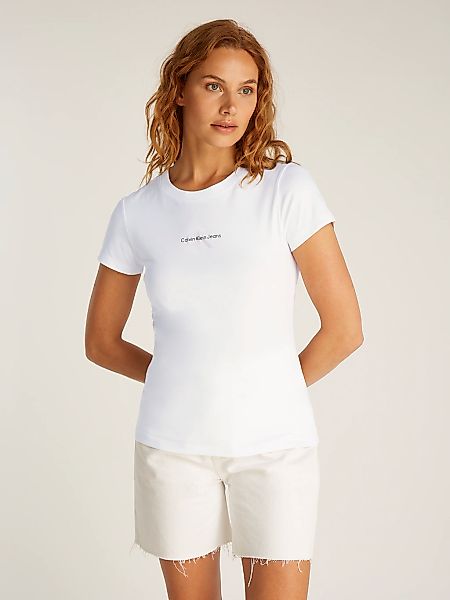 Calvin Klein Jeans T-Shirt "GRADIENT MONOLOGO SLIM TEE", mit Logodruck günstig online kaufen