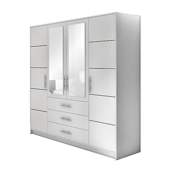 Beautysofa Kleiderschrank Kleiderschrank mit 4 türen günstig online kaufen