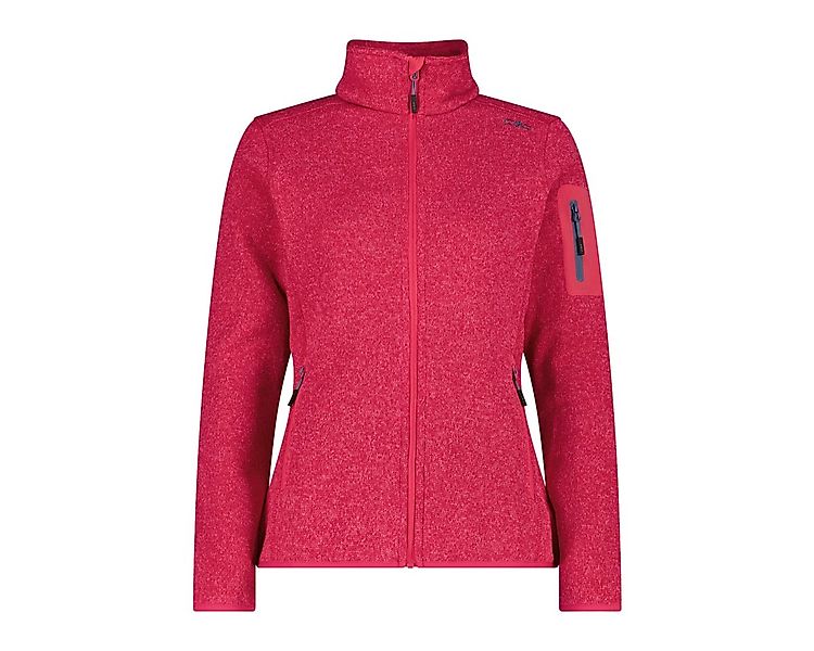 CMP Strickfleecejacke KNITTED MELANGE FLEECE WOMAN JACKET Wärmeisolierend & günstig online kaufen