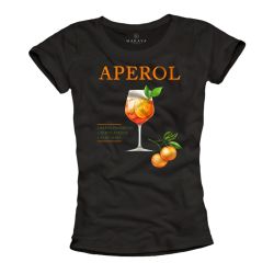 MAKAYA Print-Shirt Damen mit Aperol Spritz günstig online kaufen