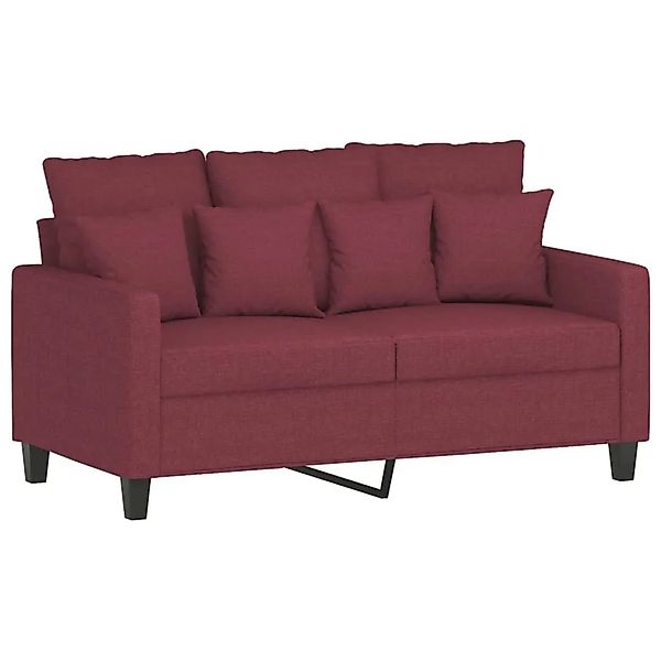 vidaXL 2-Sitzer-Sofa Weinrot 120 cm Stoff 359265 günstig online kaufen
