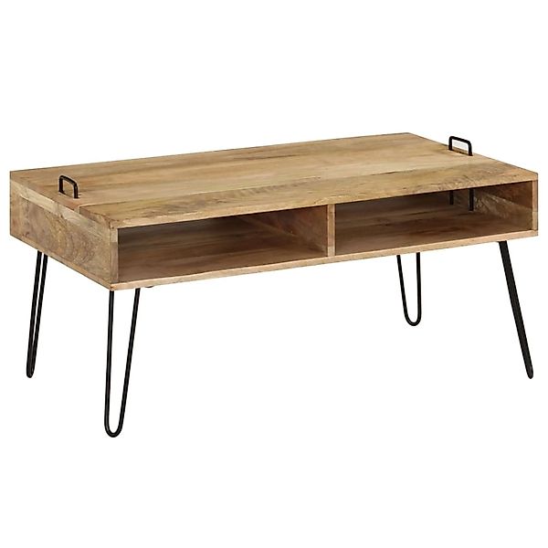 vidaXL Couchtisch Massivholz Mango 100x60x45 cm 246020 günstig online kaufen
