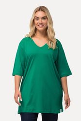 Ulla Popken T-Shirt T-Shirt V-Ausschnitt Relaxed günstig online kaufen
