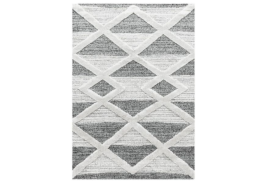 KADIMA DESIGN Teppich Hoch-Tief Geometrisch Polypropylen Wohnzimmer Teppich günstig online kaufen