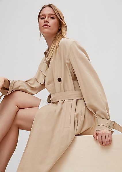 comma casual identity Langmantel Trenchcoat aus günstig online kaufen
