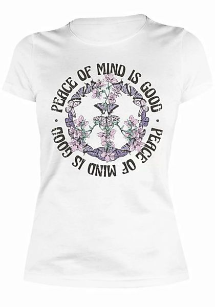 Art & Detail Shirt T-Shirt Peace Of My Mind Spruch Frieden günstig online kaufen