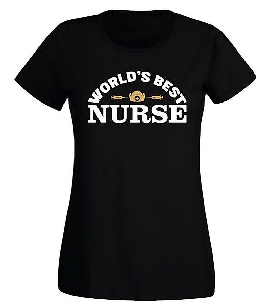 G-graphics T-Shirt Damen T-Shirt - World´s best Nurse Slim-fit, mit trendig günstig online kaufen
