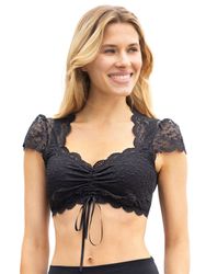 Nina Von C. Dirndlbluse Dirndlbluse kurzarm günstig online kaufen