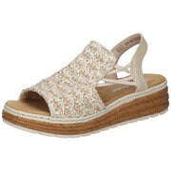 Rieker Keilsandale Damen beige günstig online kaufen