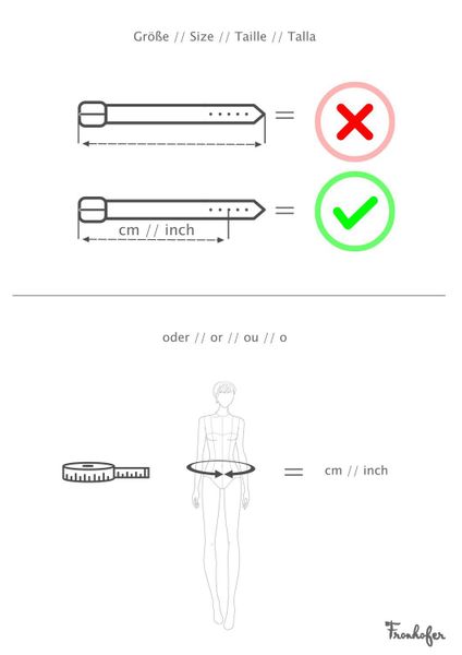 FRONHOFER Taillengürtel 19328 (1-St) Damen Ledergürtel günstig online kaufen