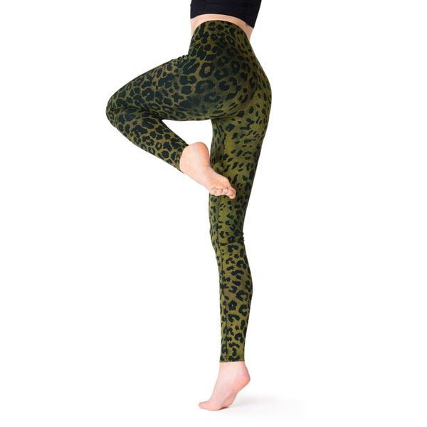 PANASIAM Leggings Unikat Batik Leggings Leopard günstig online kaufen