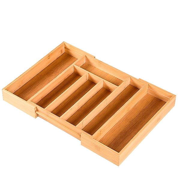 Floordirekt Besteckkasten aus Bambus Nevada, Verstellbarer günstig online kaufen