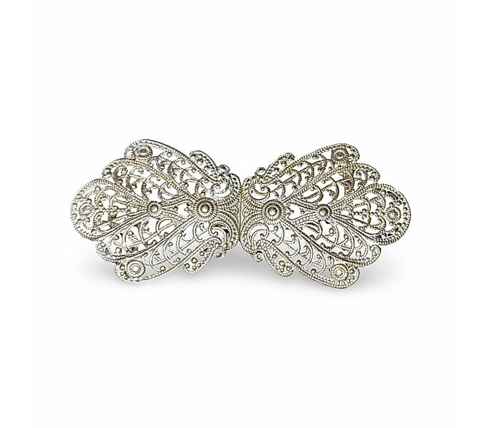 Hartmann-Knöpfe Gürtelschnalle elegante Dirndl Schliesse cremeweiss / gold günstig online kaufen