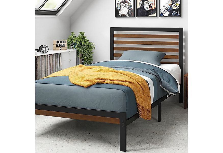 ZINUS Bettgestell Kai mit Bambus und Metall Kopfteil (Packung, Holzbett, Sc günstig online kaufen