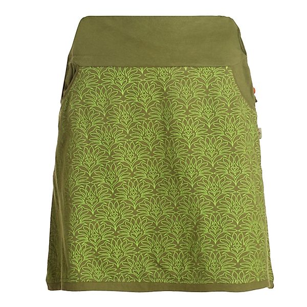 Vishes Minirock Baumwolle Blumen-Muster extra breiter günstig online kaufen