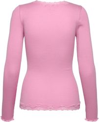 rosemunde Strickjacke Babette Silk Cardigan Vintage-Spitzenbesatz, günstig online kaufen