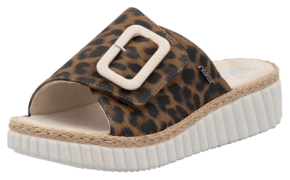 Rieker Pantolette Sommerschuh, Strandschuh, Urlaubschuh, Hausschuh günstig online kaufen
