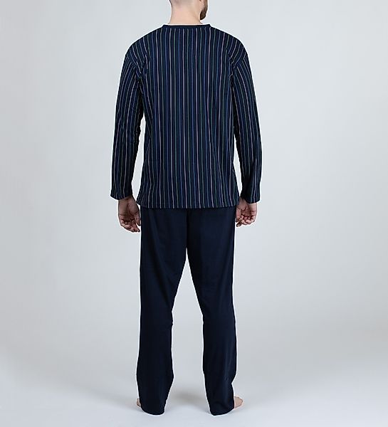 Moonline Pyjama Schlafanzug lang, 100% Baumwolle günstig online kaufen