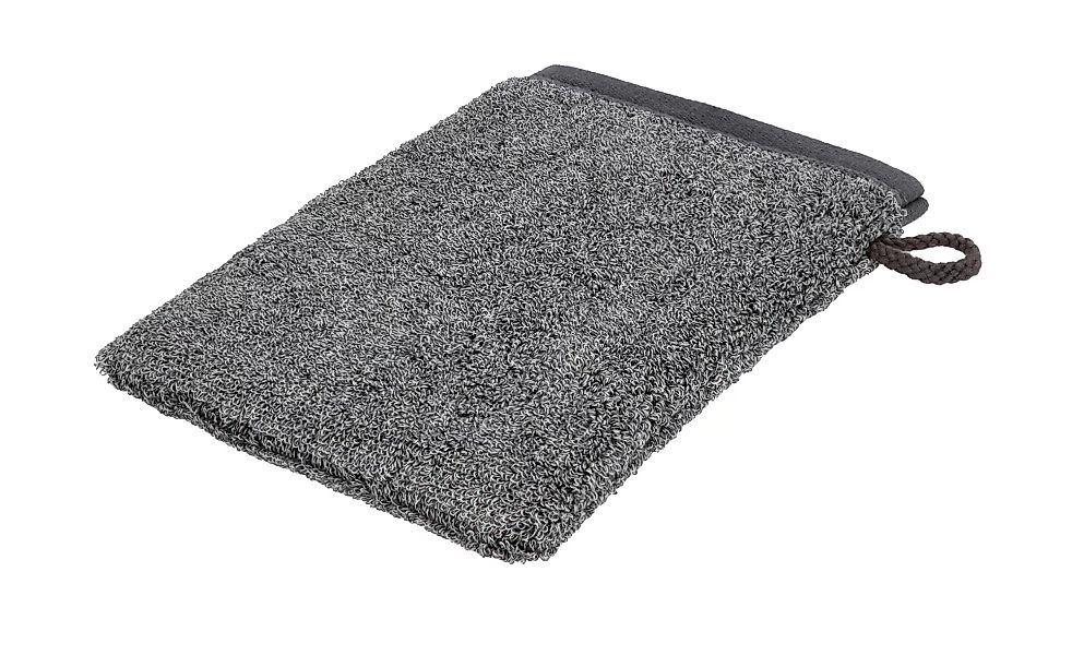 Ross Waschhandschuh  412 Melange - grau - 100% Baumwolle - 16 cm - Heimtext günstig online kaufen