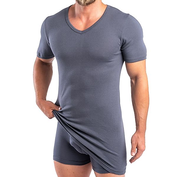HERMKO Unterziehshirt 164887 Extralanges Herren Unterhemd günstig online kaufen