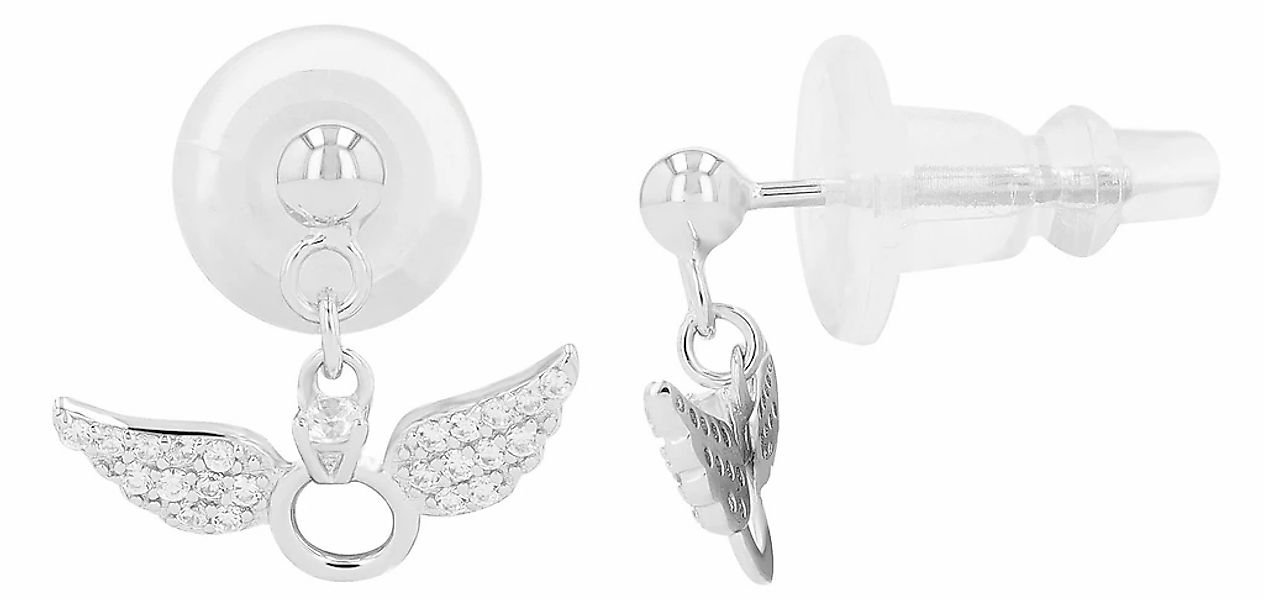 Adelia´s Paar Ohrhänger "Damen Ohrringe – Ohrstecker aus 925 Silber mit Zir günstig online kaufen
