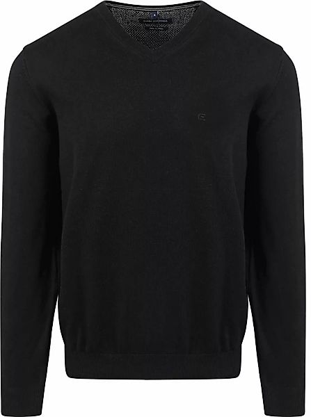 CASAMODA V-Ausschnitt-Pullover Basic (1-tlg) Pullover - Baumwolle - Atmungs günstig online kaufen