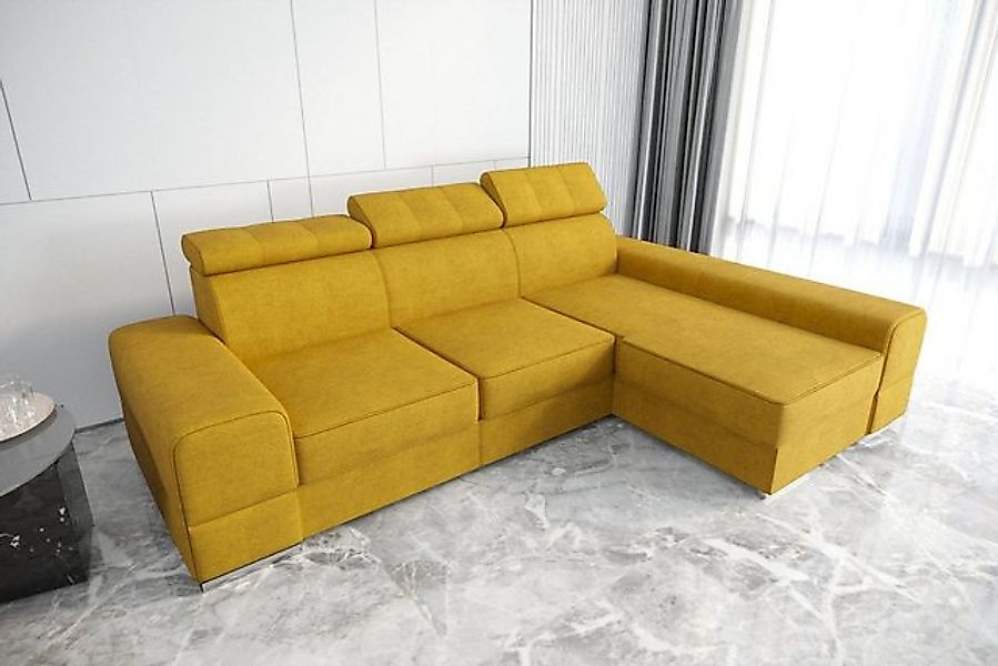 JVmoebel Ecksofa Designer Beiges Ecksofa L-Form Luxus Couch Wohnzimmer Möbe günstig online kaufen